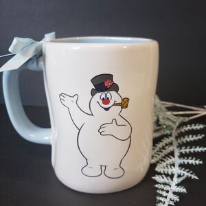 NEW Rae Dunn Artisan Christmas Collectible Frosty the Snowman Double Sided Mug
